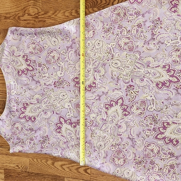 (L) Oscar de la Renta Vintage Nightgown  Satiny Smooth Comfortable Elegant - Picture 6 of 7